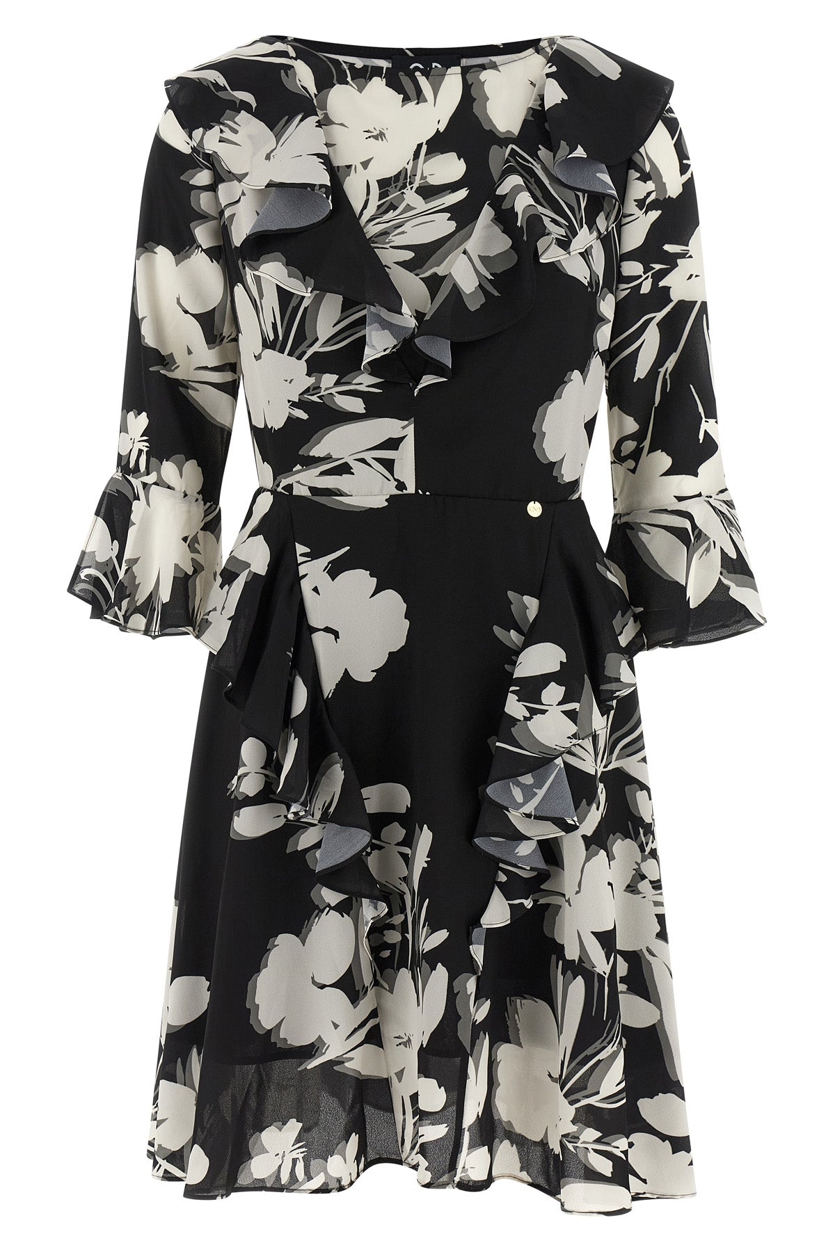 floral print floral georgette midi dress