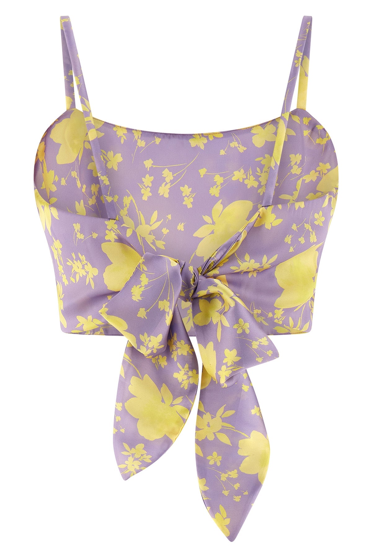 crop top in fluid fabric