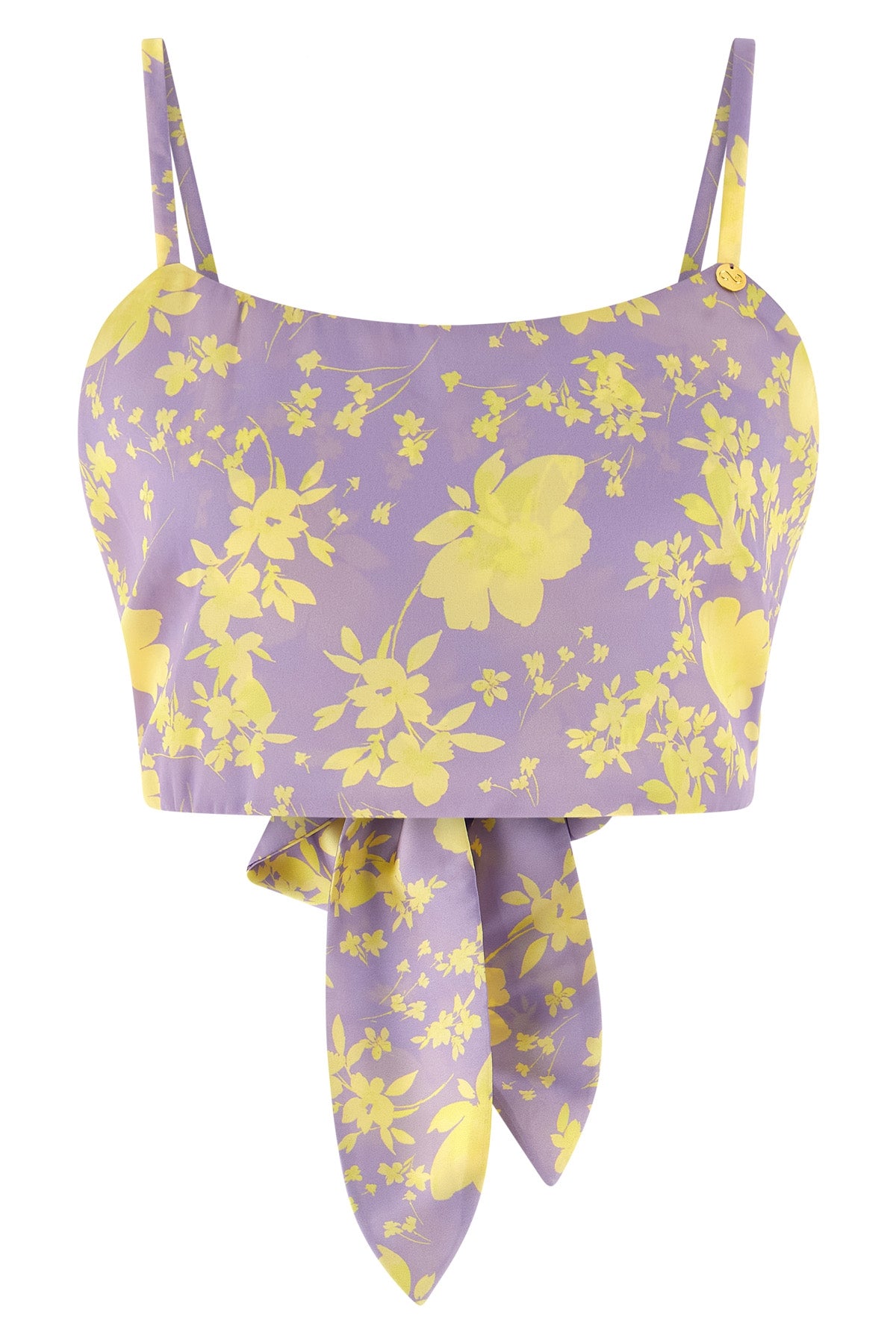 CATALINA 40 crop top in fluid fabric