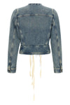stone-washed cotton denim jacket