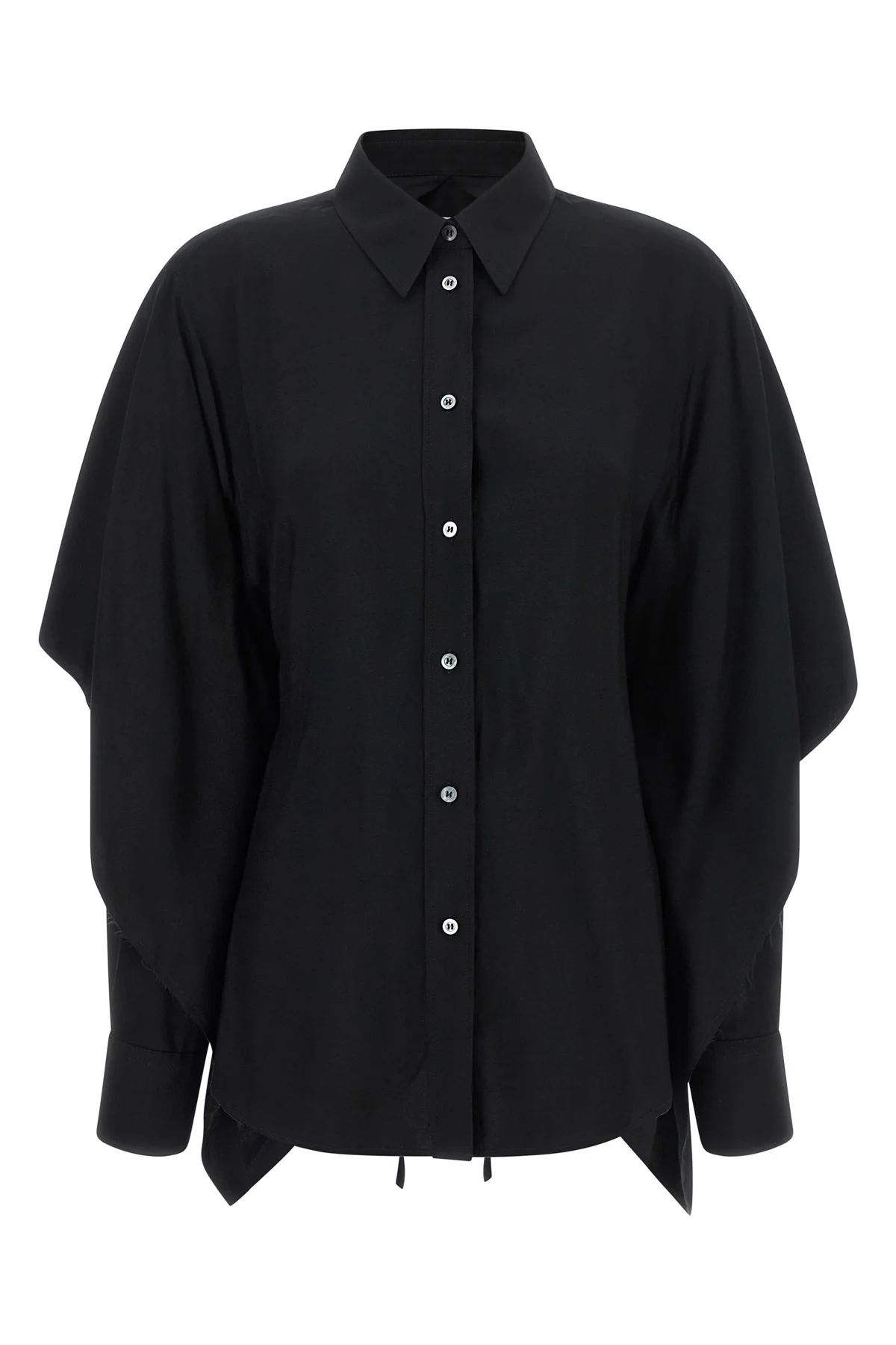 the maison margiela shirt redefines the codes of classic tailoring through a hyb