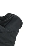 maison margiela top redefines knitwear codes through an upside down trompe loei