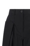 light cotton and silk gabardine trousers