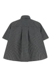 the short-sleeved shirt loewe redefines the volumes of classic tailoring through