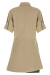 the loewe cotton and silk mini dress redefines classic shirt design through a de