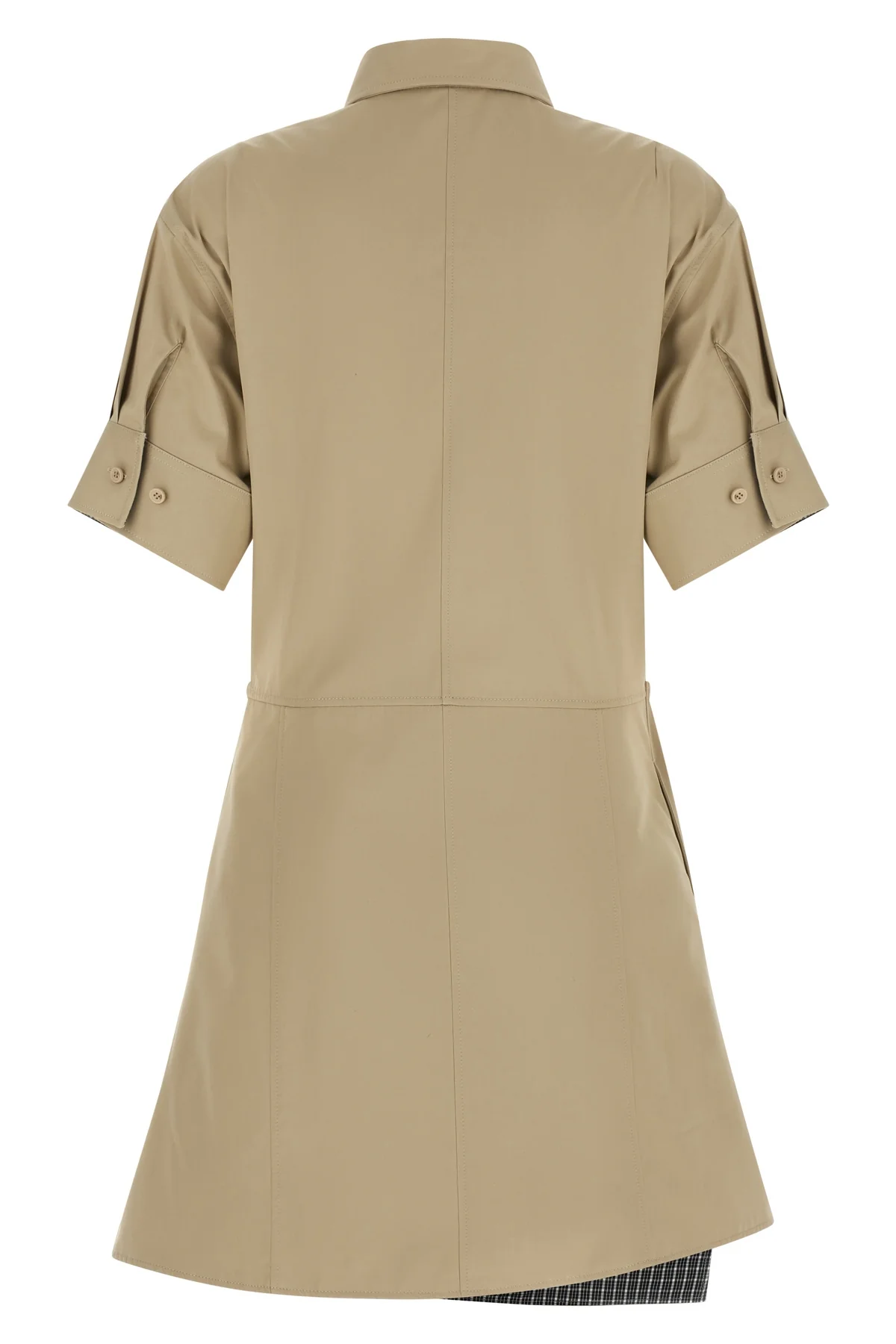 the loewe cotton and silk mini dress redefines classic shirt design through a de