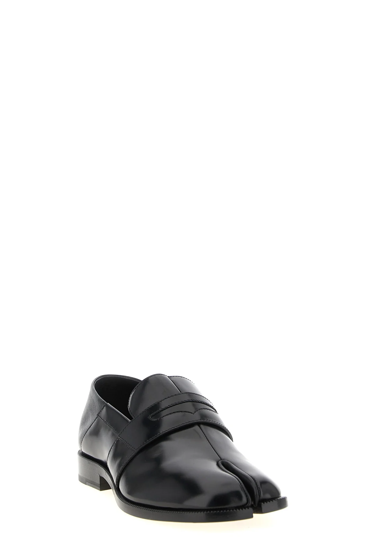 tabi calf leather loafers