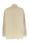anonymity of the lining light jacket in bi-material mohair blend