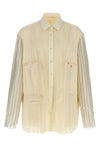 anonymity of the lining light jacket in bi-material mohair blend