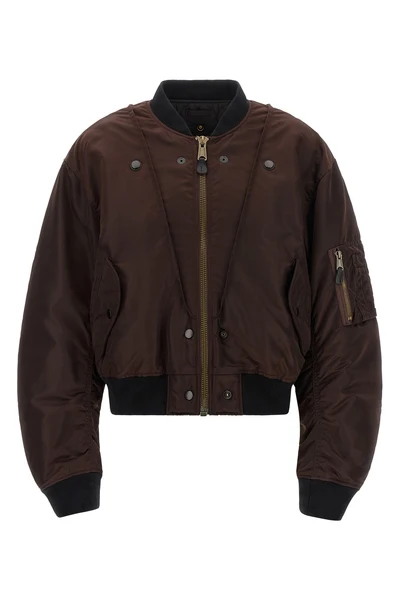 the maison margiela ma-1 reversible bomber jacket redefines the codes of outer