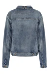 maison margiela folded collar denim jacket reinterprets the classic codes of w