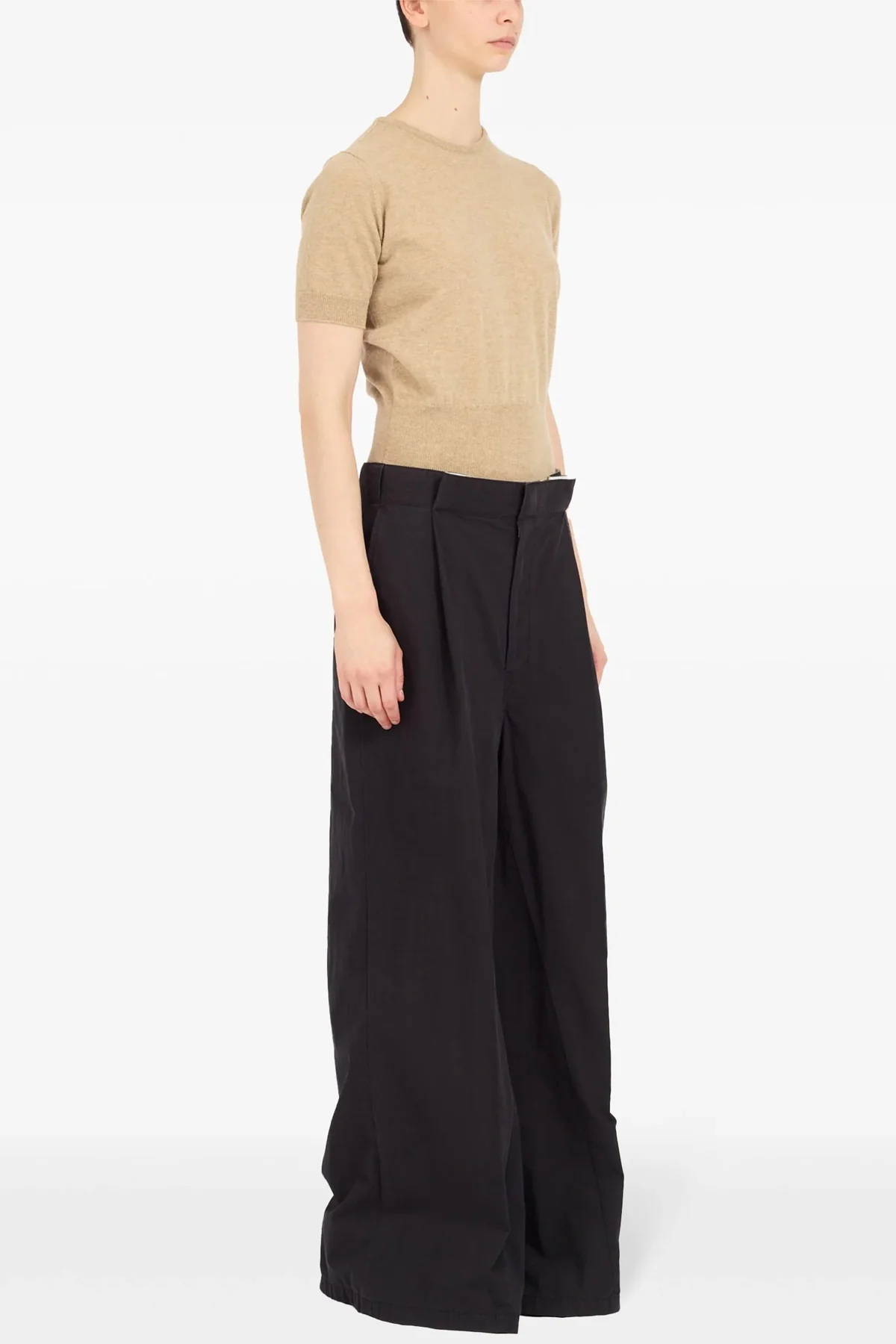 MAISON MARGIELA 42 cotton blend trousers