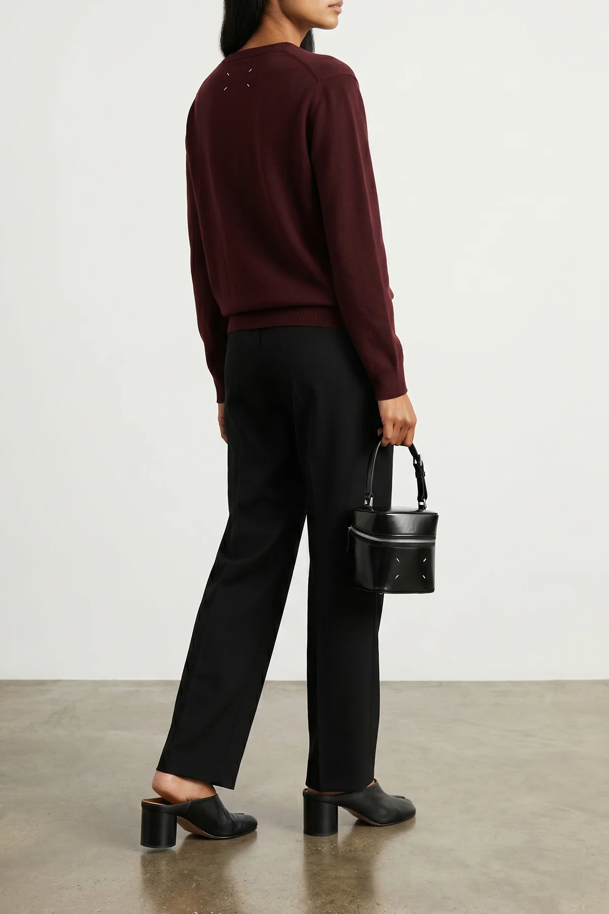 virgin wool trousers
