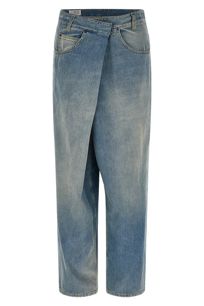 maison margiela jeans redefine the codes of denim through a deconstructed and in