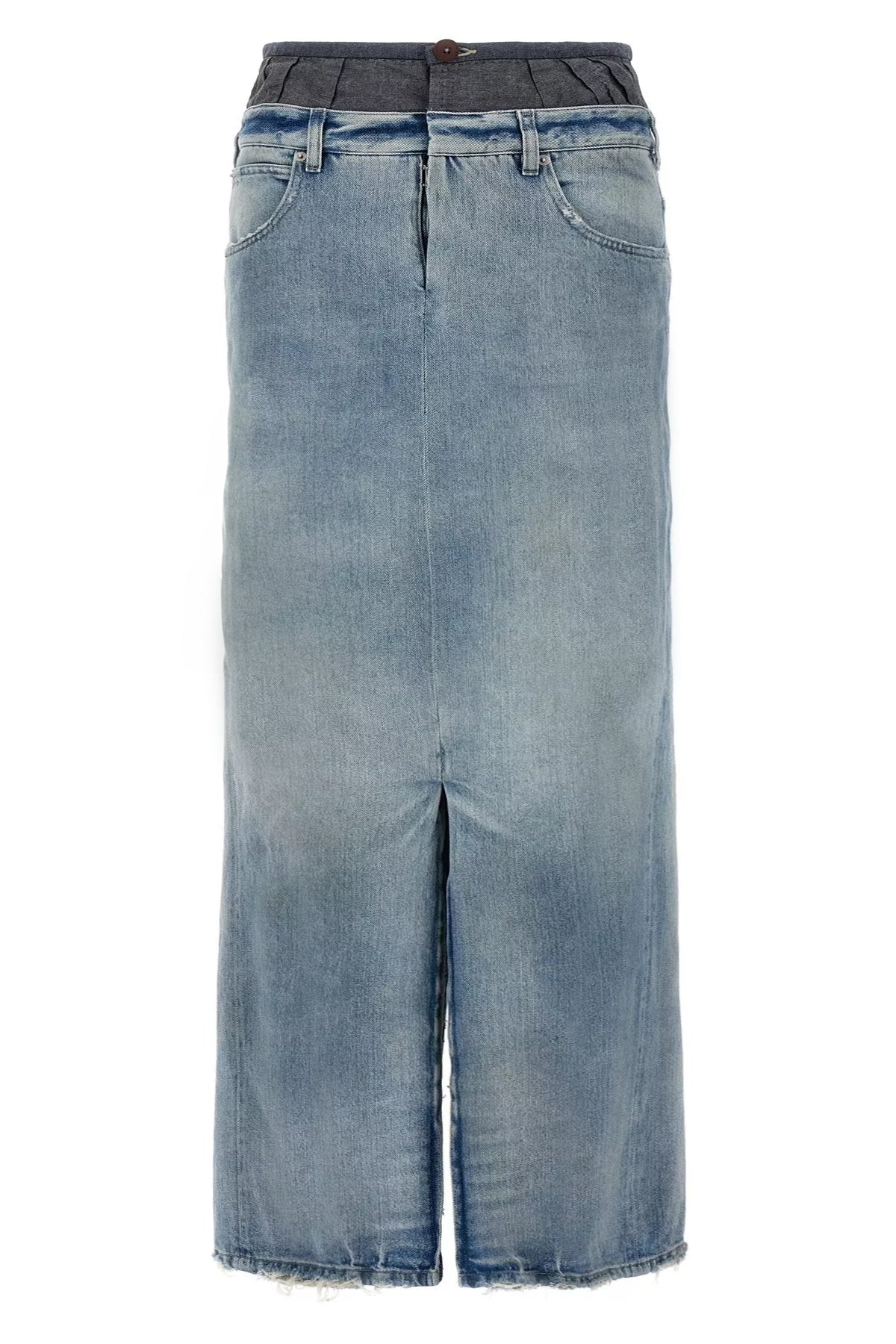 cotton denim skirt
