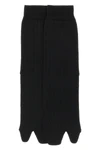 maison margielas black wool blend socks redefine the daily accessory through th