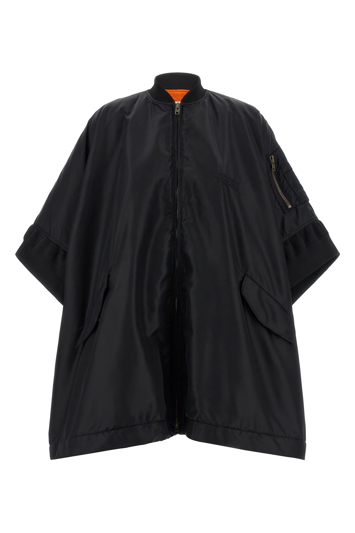 MM6 38 bomber jacket in semi-gloss technical fabric