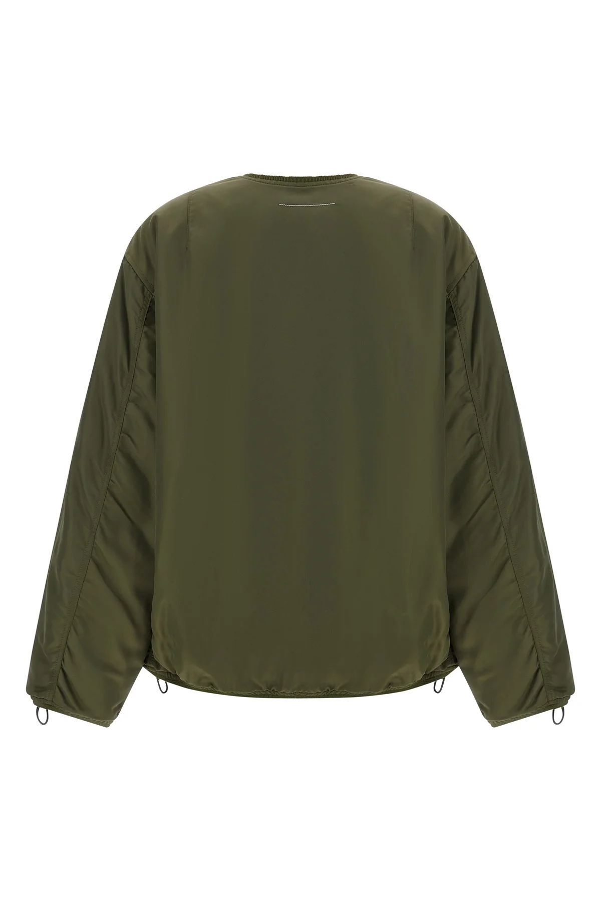 the maison margiela mm6 sports jacket redefines classic volumes through an overs