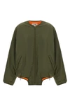 the maison margiela mm6 sports jacket redefines classic volumes through an overs
