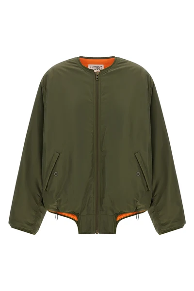 the maison margiela mm6 sports jacket redefines classic volumes through an overs