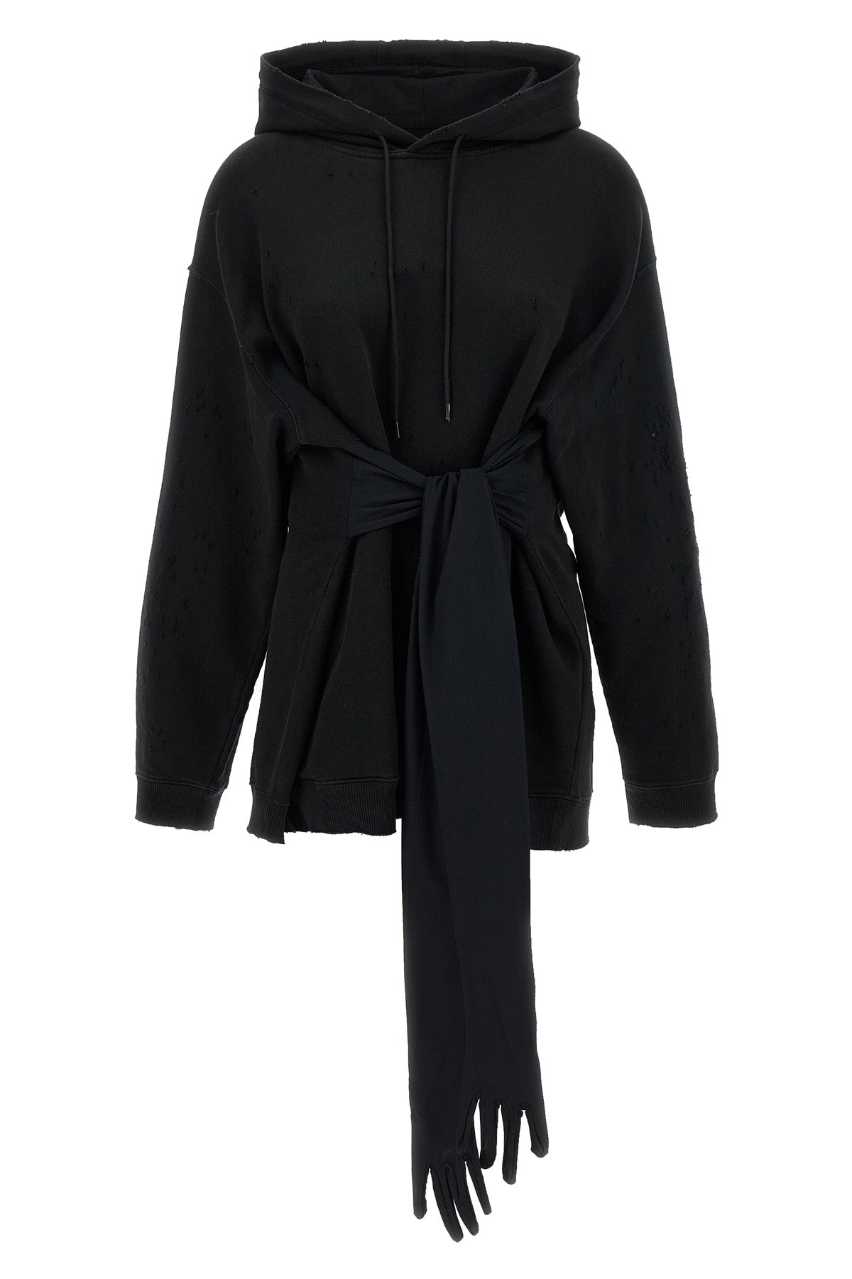 MM6 S cotton jersey hoodie mini dress