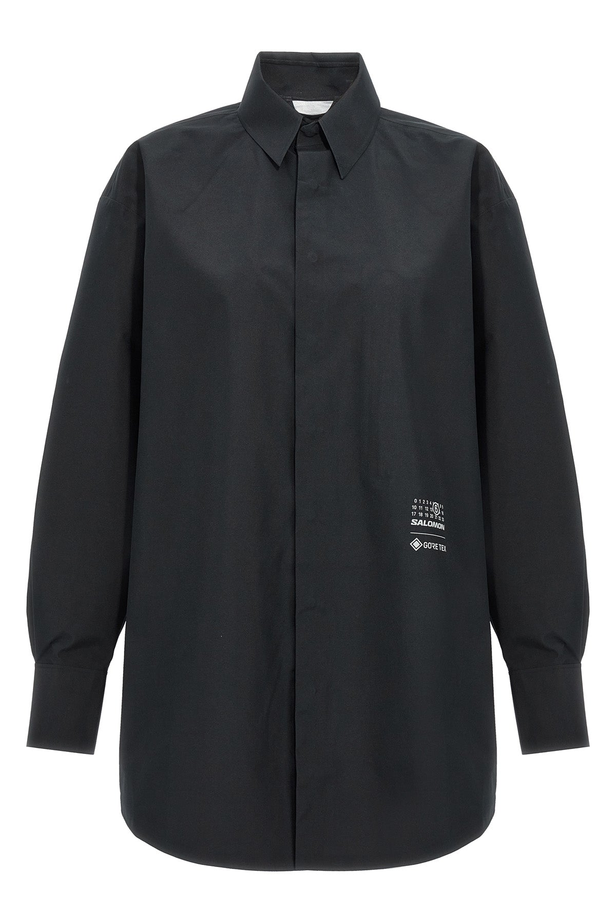 MM6 XS maison margiela x salomon mm6 shirt in water-repellent gore-tex fabric