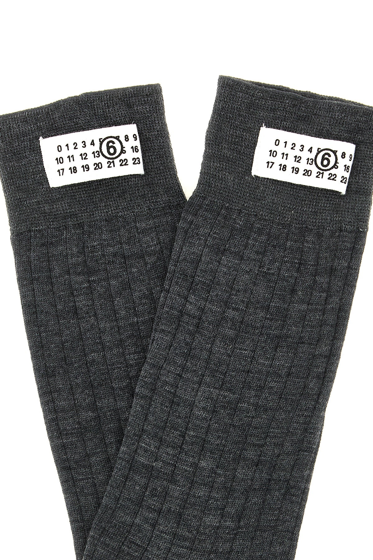 maison margiela mm6 socks in fine wool blend define the essence of the contempor
