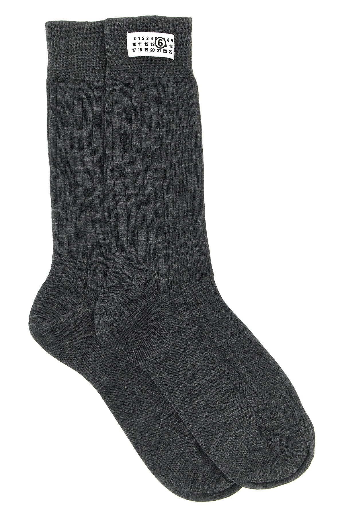 MM6 M maison margiela mm6 socks in fine wool blend define the essence of the contempor