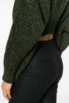 melange wool sweater