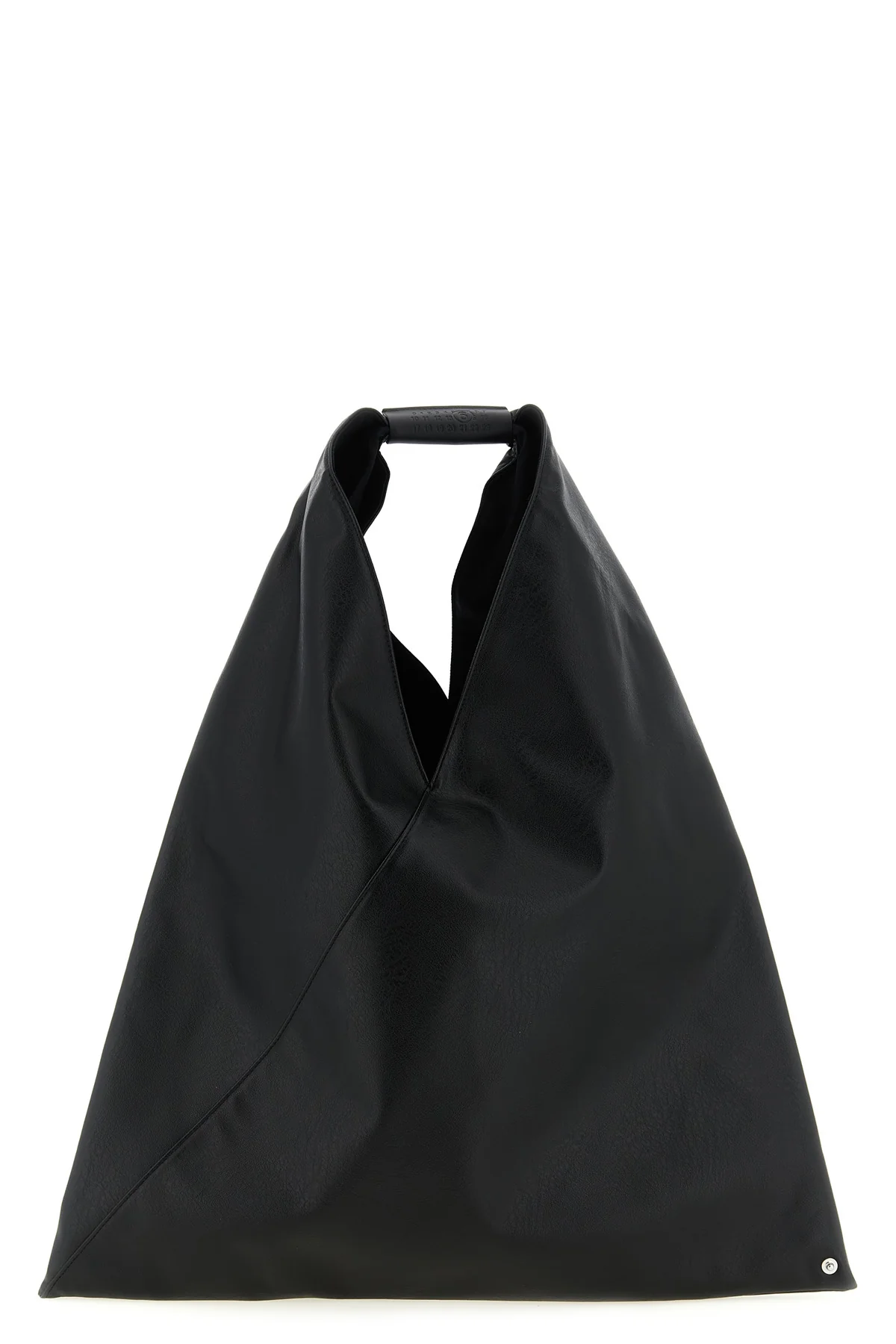 MM6 OS japanese classic handbag in leather-effect fabric