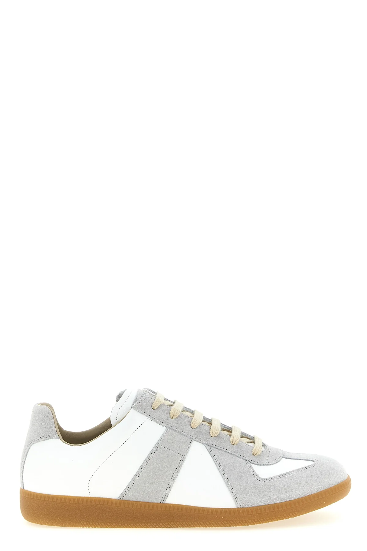 MAISON MARGIELA 39 replica leather lace-up sneakers