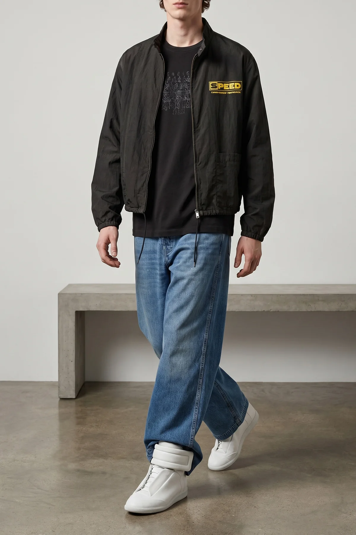 MAISON MARGIELA 41 future seamless calf leather sneakers