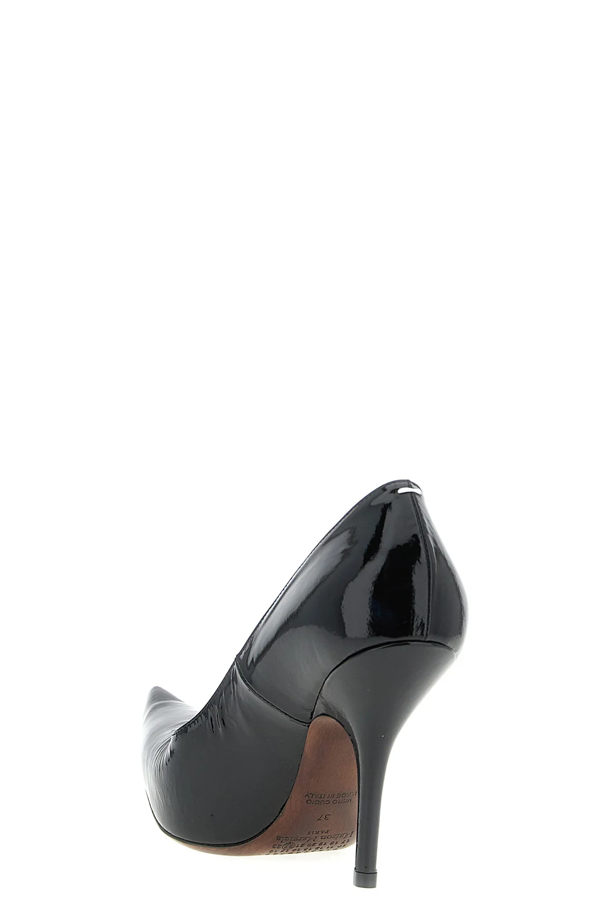loved to death pumps in glossy patent goat leather