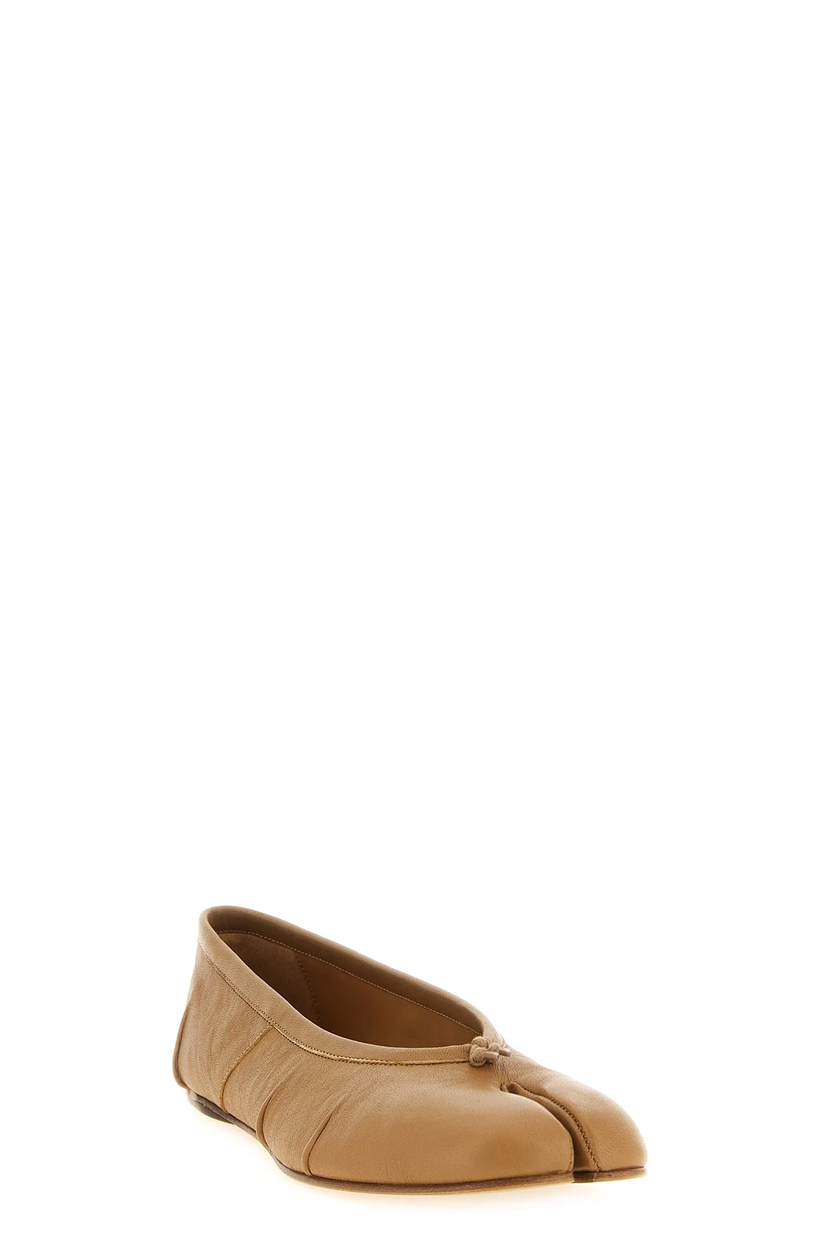 MAISON MARGIELA 35.5 maison margiela leather tabi new ballet flats redefines the codes of classic f
