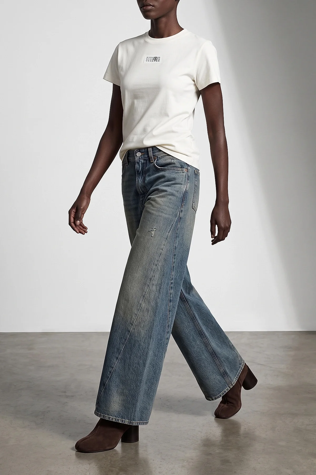 maison margielas mm6 stitch-toe ankle boots define contemporary footwear throug