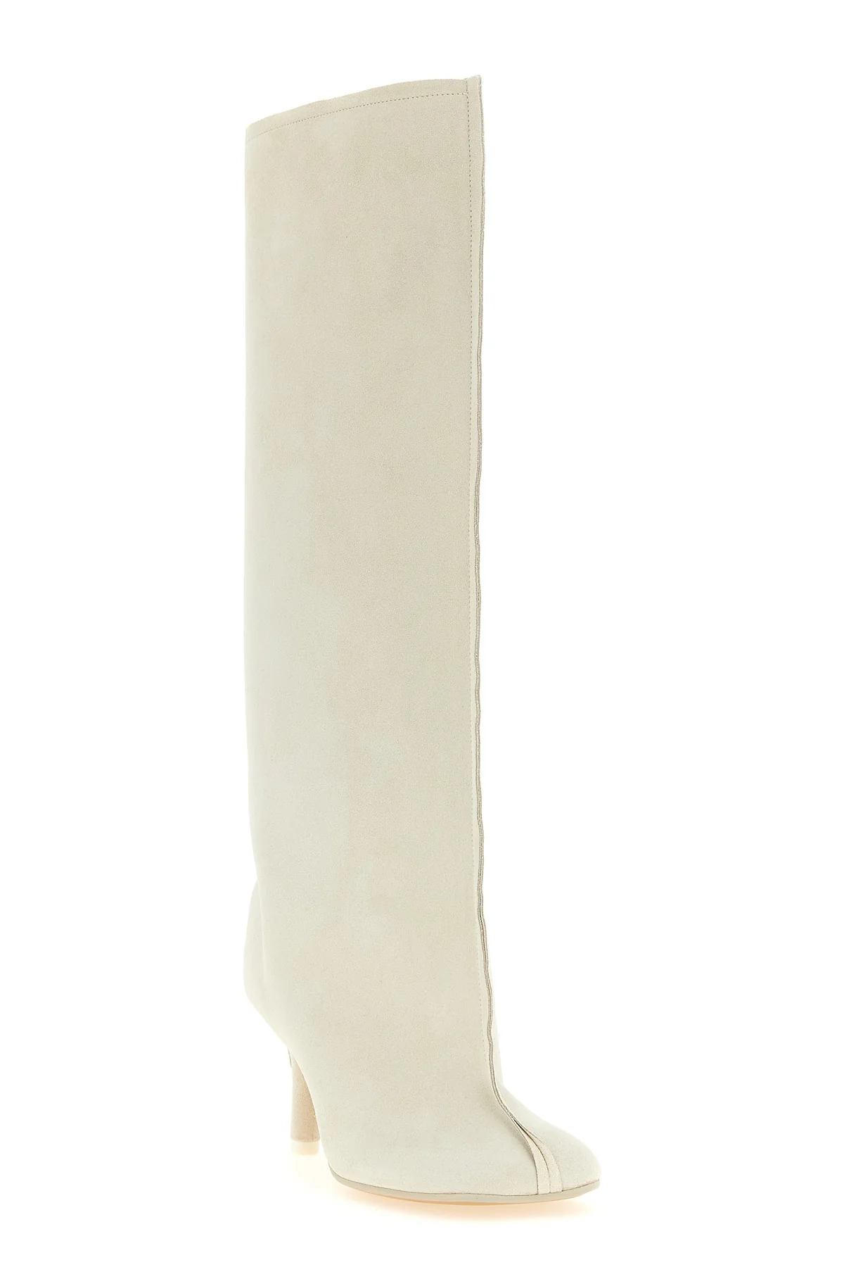 maison margiela mm6 boots redefine the volumes of contemporary footwear through