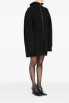 cardigan mini ribbed wool knit dress
