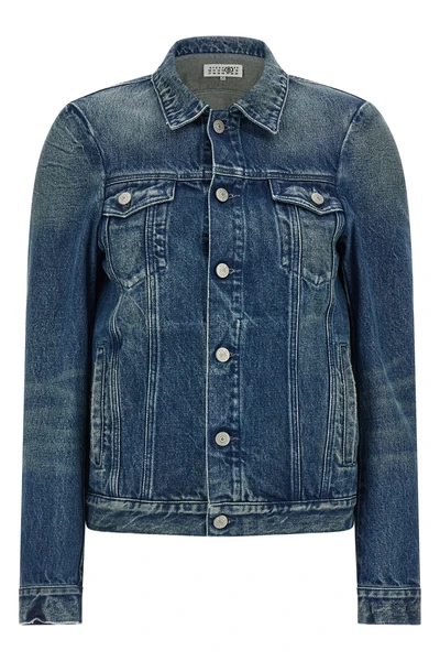 stone-washed cotton denim jacket