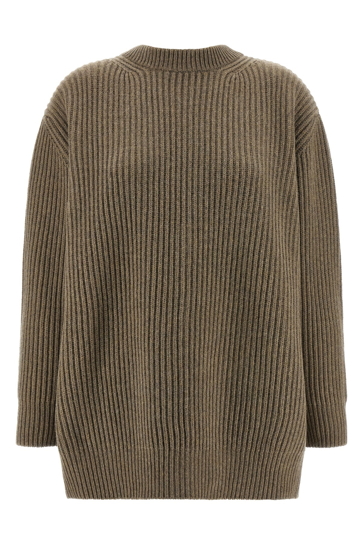 MM6 M ribbed wool knit mini dress