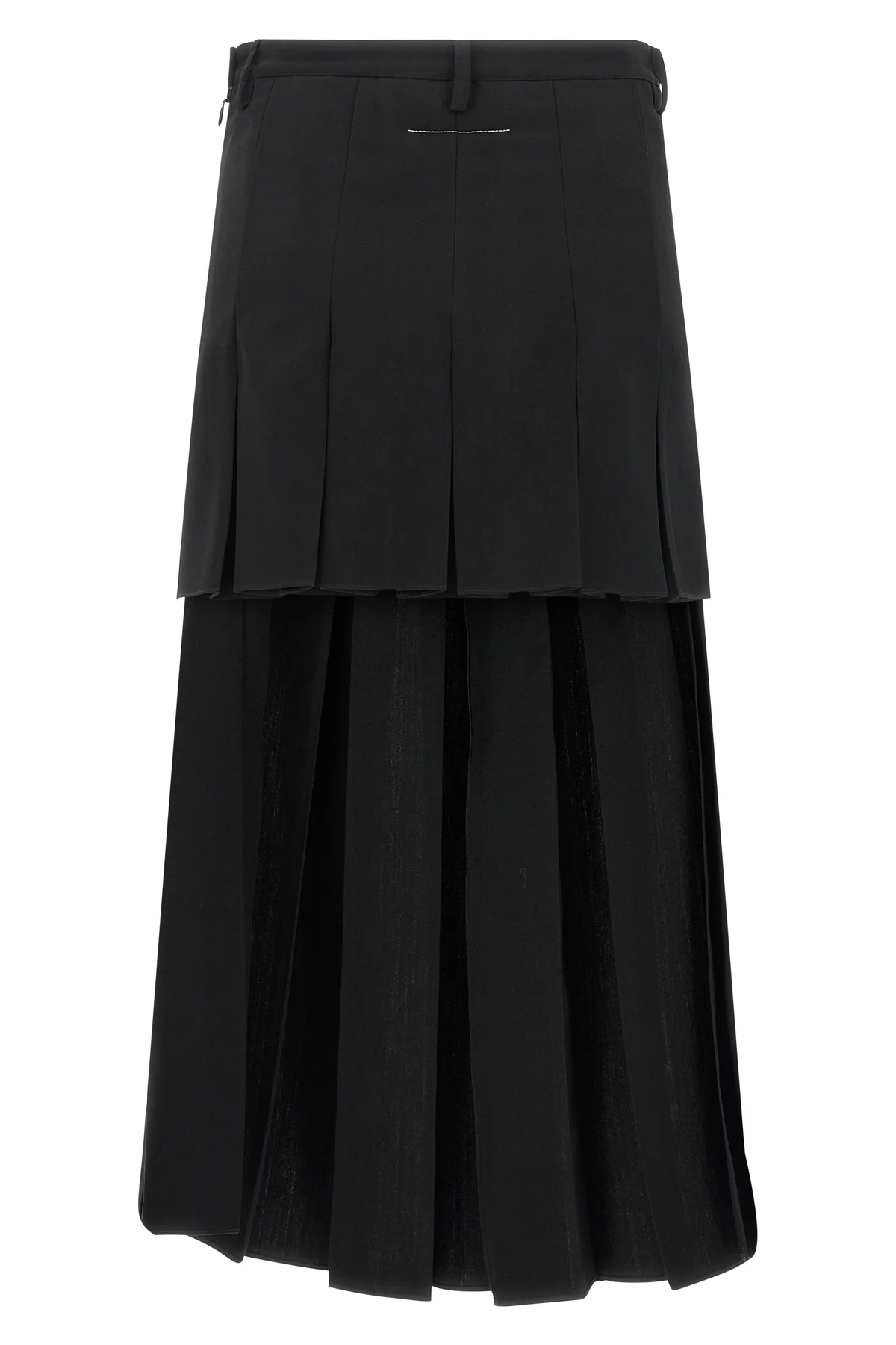MM6 38 maison margielas mm6 midi skirt redefines classic tailoring through a distincti