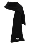 the maison margiela mm6 scarf is distinguished by an elongated rectangular const