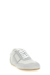 suede and leather sneakers