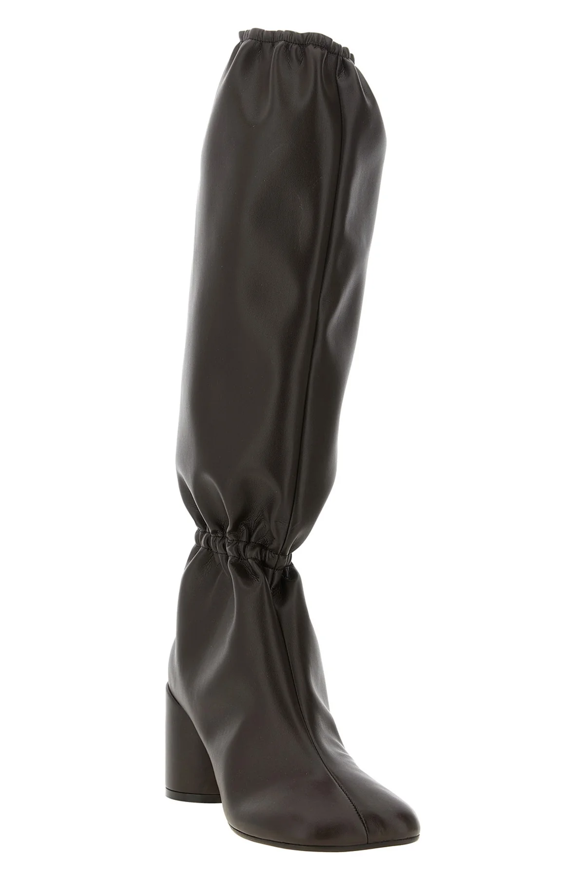 MM6 36 maison margiela mm6 anatomic high boots redefine the volumes of contemporary f