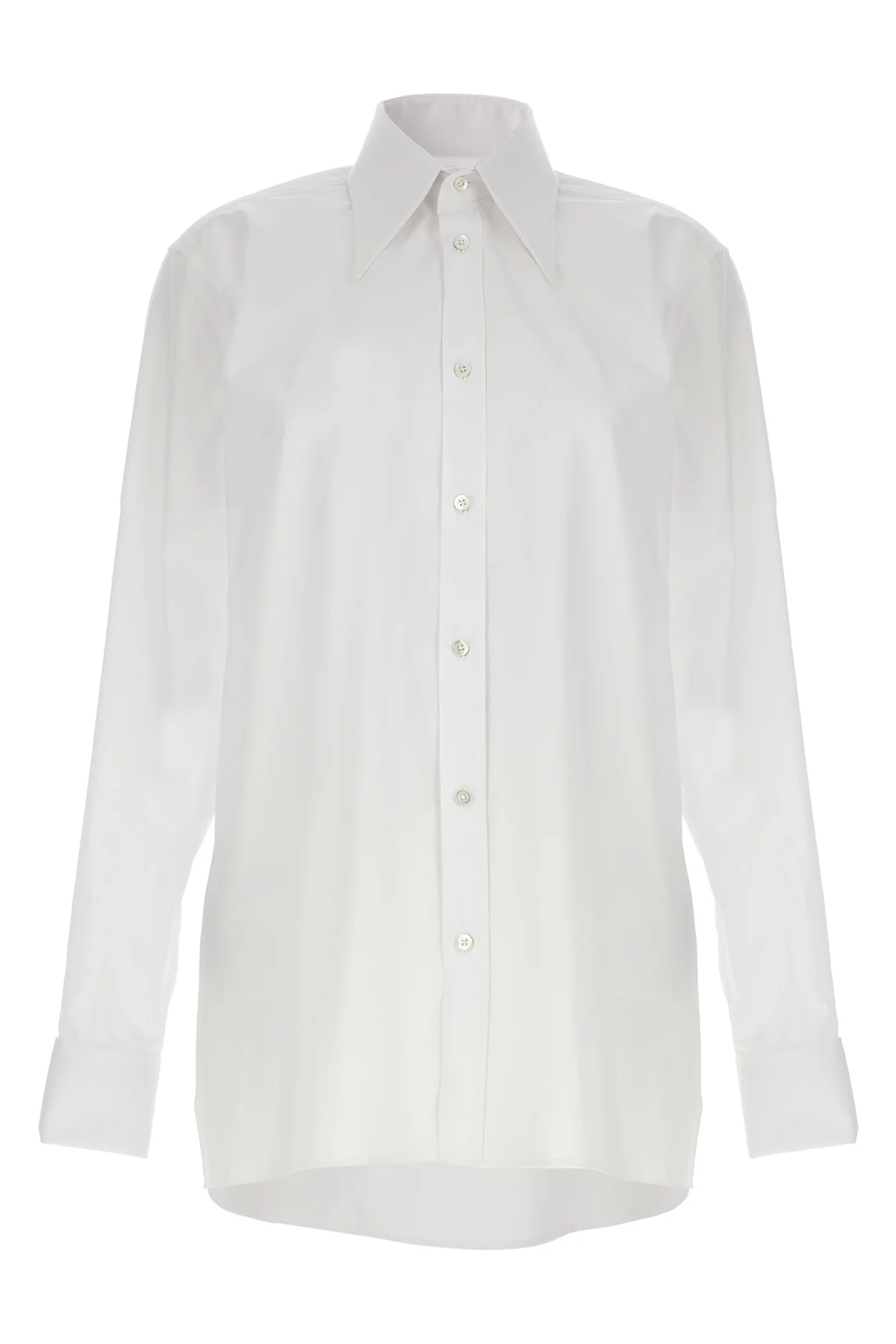 long cotton poplin shirt