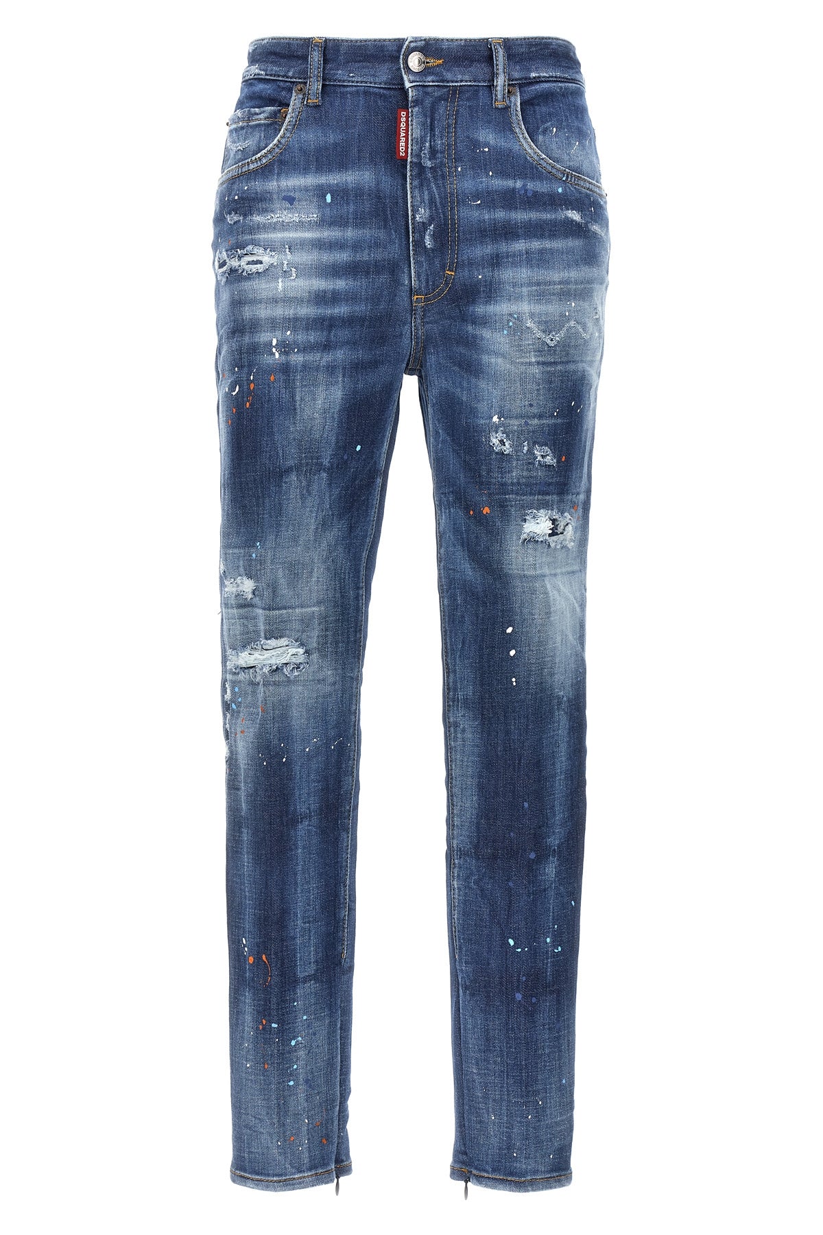 DSQUARED2 38 twiggy stretch cotton blend denim jeans