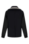 hybrid peacoat double-breasted wool coat
