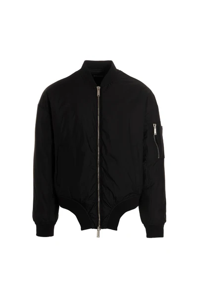 d2 on the wave padded nylon bomber jacket
