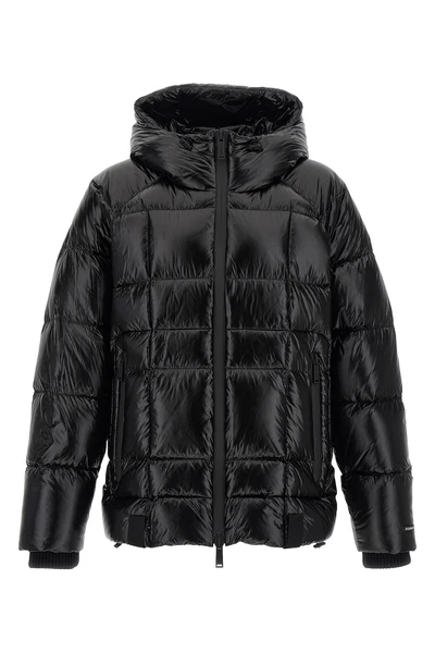 padded 3d down jacket hooded down jacket