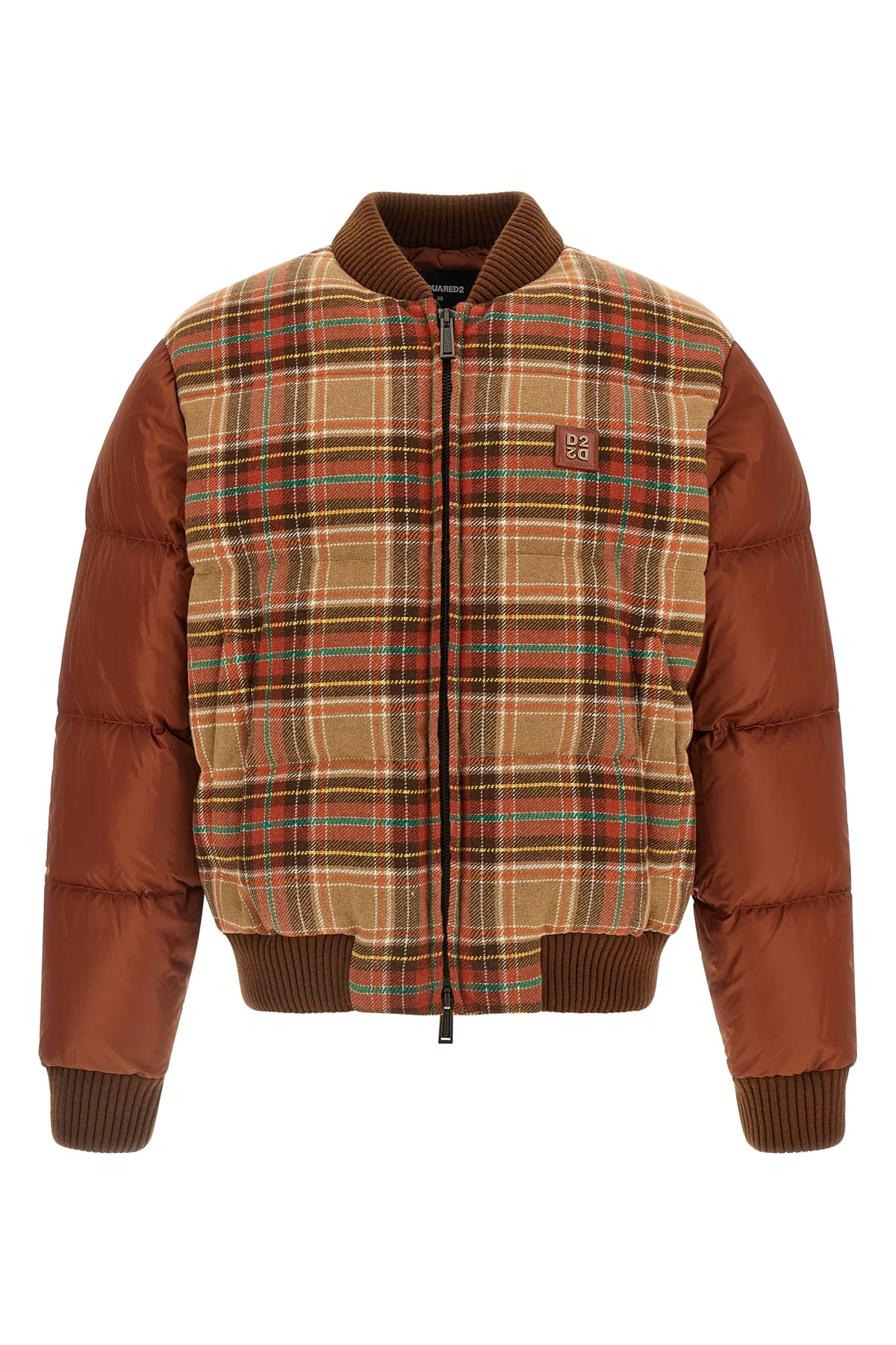 the padded hybrid bomber jacket by dsquared2