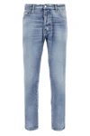 cool guy used-effect stonewashed cotton denim jeans